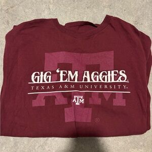 Texas A&M University Maroon Long Sleeve T-Shirt
